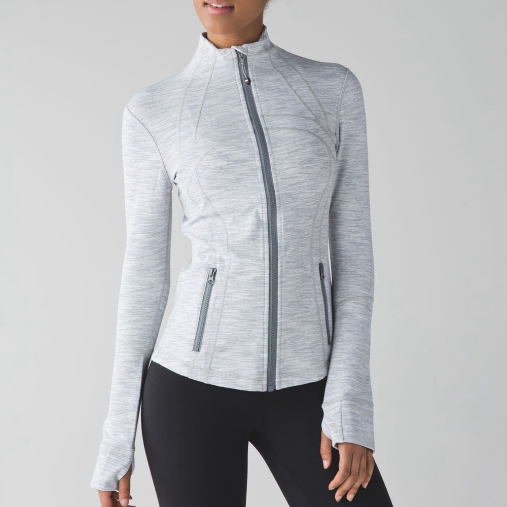 Lululemon Define Jacket Wee Are From Space Nimbus Battleship Gray Color Size 8